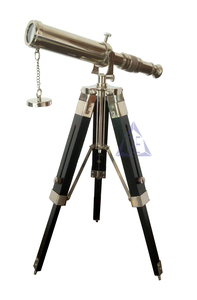 กล้องส่องทางไกลแบบกระจกโครเมี่ยมทำด้วยมือขาตั้งกล้องขาเดียวขาตั้งกล้องสามขาทำจากทองเหลืองสำหรับตกแต่งสำนักงานทำจากวัสดุ10X-30X - Product Image 6