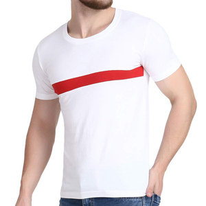 Camisetas Deportivas de Manga Corta Lisas de Secado Rápido para Sublimación, de Algodón/Poliéster, al por Mayor - Product Image 4