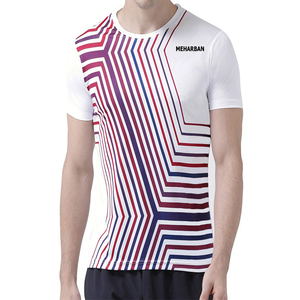 Camiseta de algodón con estampado orgánico personalizado para hombre, venta al por mayor - Product Image 5