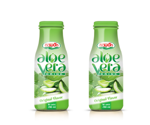 Jugo de Aloe Vera NAWON de Marca Privada, 280 ml, Recién Exprimido, Esterilizado, 70% de Pureza, 10 Brix, Bebida en Botella de Vidrio, Venta al Por Mayor, OEM - Product Image 4