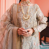 Última Colección de Vestidos Formales y de Fiesta Pakistaníes para Mujer, Vestido Más Vendido / Vestido de Nueva Llegada para Mujer
