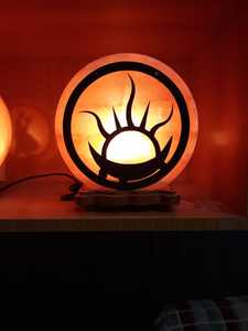 Lámpara de sal rosa del Himalaya 3D tallada a mano, flor decorativa, Ángel, pirámide, Animal para té casero, Pakistán, artesanía Natural, cesta de amor - Product Image 4