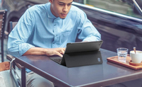 Étui de transport pliable avec clavier et pavé tactile pour tablette PC Android 10 pouces