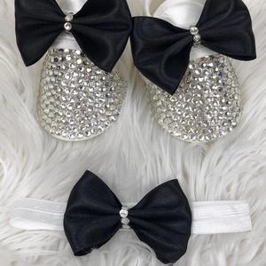 BEBEMEKAN High Quality Black Baby Boy Shoes <b>Bow</b> <b>Tie</b> Wholesale Custom Newborn New Design Modern Luxury Party Birthday Wedding - Product Image 5