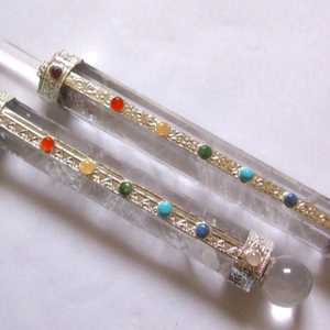 Quartz-varitas curativas de cristal para chakras, de cuarzo, curativa - Product Image 1
