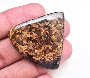 Bronzite-cabujones de bronce para joyería, piedras preciosas de color marrón, para todo tipo de joyería, mezcla de formas para el diseño de joyería, precio al por mayor - Product Image 1