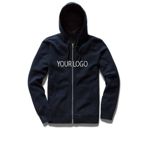 Sudadera con capucha de algodón y forro polar de alta calidad, con cremallera completa, personalizada, nueva - Product Image 4