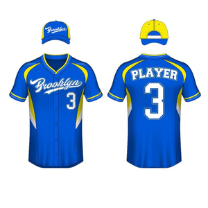 KXK Blanko Baseball-Trikot Herren Übergröße Lässiges Kurzarm-Shirt mit Knöpfen 100% Polyester Aktive Team-Sportuniform Einfarbig Schnelltrocknend - Product Image 1