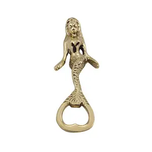 Brass Bottle Opener Mermaid