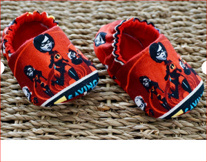 slip on booties babies - 100% organic cotton booties unisex - Product Image 3