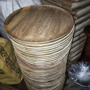 Assiettes et bols en bois de teck à usage domestique Commande minimum 100 pièces - Product Image 1