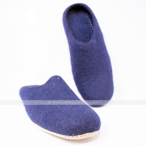 FSSI-008 Camoscio Sottile Coperta Calda <span class=keywords><strong>Feltro</strong></span> Scarpe e Pantofole, Eco-Friendly Lana della Nuova Zelanda, donne in <span class=keywords><strong>feltro</strong></span> di da Personale Qualificato Artisan del Nepal - Product Image 1