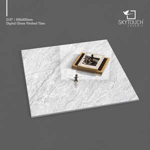 AZULEJOS DE PISO BRILLANTES DE PORCELANA GRIS DE LUJO DE CALIDAD PREMIUM DE DISEÑO MODERNO para CENTRO COMERCIAL DE EXPORTADOR LÍDER - Product Image 4