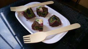 Petits couverts en bois jetables cuillère et fourchette pour le dîner dans Safimex - Product Image 4