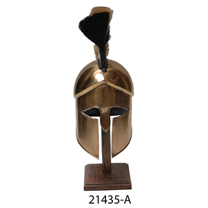 Đổi Mới Cuối Cùng Hy Lạp Corinthian <span class=keywords><strong>Armor</strong></span> Helmet Với Red Plume Và Brass Lion/ Dragon Logo Thời Trung Cổ Mũ Bảo Hiểm - Product Image 5