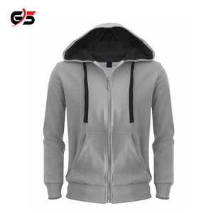 เสื้อฮู้ดคอตตอน100% สำหรับผู้ชาย,เสื้อฮู้ดแฟชั่นผ้าฟรีซพิมพ์โลโก้ได้ตามต้องการมีซิปแบบลำลอง - Product Image 4