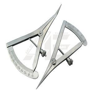 Calibrador Óseo Dental Castroviejo de Acero Inoxidable 0-20MM, Instrumentos Dentales Angulados de Alta Calidad 2026 - Product Image 1
