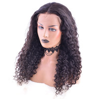 Perruques en dentelle à fermeture frontale, tissage simple, Remy vierge indien de qualité supérieure, cuticules alignées, ondulées naturelles, 100% naturelles, lisses, durables et pures