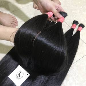 Extensión de cabello humano negro Natural sin procesar, 100% virgen, fuerte y recto, precio al por mayor, de Vietnam - Product Image 6