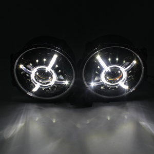 Plus récent 9 pouces Pour Jeep JL Gladiateur JT LED Phare <span class=keywords><strong>2018</strong></span> 2019 2020 Ronde LED Phare à Faisceau Scellé JL - Product Image 3