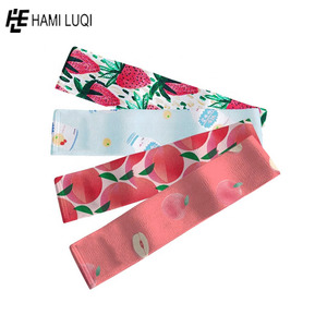 Lot de 3 bandes de résistance en tissu personnalisées avec logo imprimé pour l'exercice, la gym et le fitness des jambes - Product Image 3