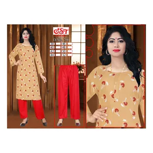Latest Design Indian Style Women Kurti Plazo Buy From The Manufacturer