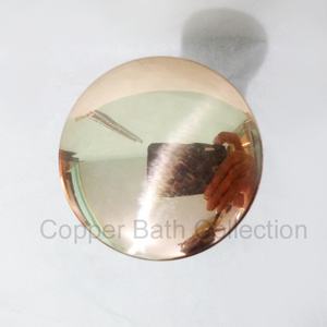 หม้อต้มน้ำตาลและครีมทำจากทองแดง100% แก้วขัดเงาโลหะพร้อมฝาปิดสำหรับบ้านและของขวัญ - Product Image 3