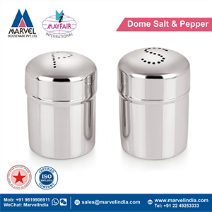 เครื่องครัวคุณภาพดีที่สุดสแตนเลสเกลือพริกไทย Shaker 2 ชิ้นชุด - Product Image 3