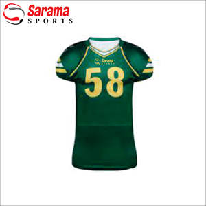 Profesional personalizado su propio logotipo nuevo diseño precio barato transpirable uniforme de fútbol americano, - Product Image 1