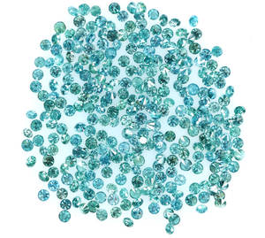 Azul Color de diamantes Natural genuino gemani se diamantes ronda brillante corte de 0,01 a 0,12; 7903232, excelente SI1 a I3 - Product Image 1