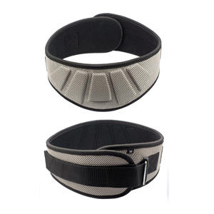 Ceinture d'haltérophilie en néoprène unisexe avec logo personnalisé ceinture de fitness d'entraînement de gymnastique en gros ceinture de qualité confortable et réglable - Product Image 1