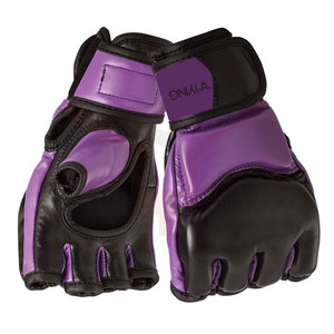 ถุงมือชกมวย MMA 8ออนซ์นวมสูงสำหรับผู้ใหญ่ถุงมือชกมวยทำจากหนังมีลายพิมพ์โลโก้ได้ตามต้องการ - Product Image 5