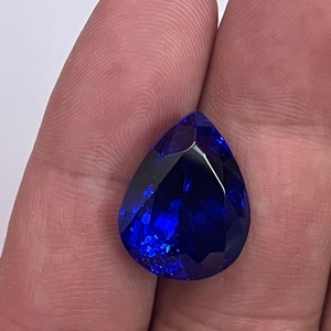 Piedra Natural de tanzanita en forma de pera, pavo real de alta calidad, color azul, perfectamente hecha, 22,00 quilates, gema, de Sadiya internacional - Product Image 3