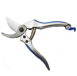 Professional Quality 8"" (200 Mm) Size Trp Soft Grip Blue <b>Handles</b> <b>Long</b> Pruner Bypass for Sale - Product Image 2