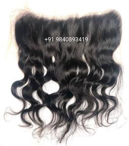 ผมต่อจากผมมนุษย์เรสมี่อินเดียสำหรับการออกแบบแบบ HD โปร่งใสด้านหน้าลูกไม้ - Product Image 2