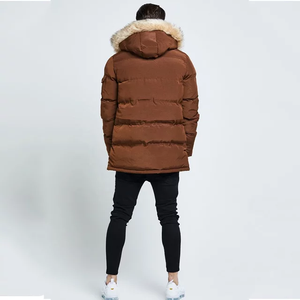 Veste Doudoune Homme Légère de Haute Qualité Coupe-Vent à Bulles Style Safari Nouvelle Condition Tissu Denim Tissé Polaire Hiver - Product Image 6