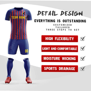 Uniforme de Fútbol Personalizado por Sublimación, Logotipo Personalizado, Colores y Patrones Personalizados, Opción de Nombre de Equipo, Talla Personalizada, RECENT INTERNATIONAL - Product Image 4