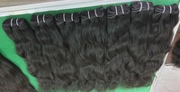 Extensions de queue de cheval vierges de haute qualité pour femmes, cheveux humains indiens de temple de qualité Remy, lisses et soyeux, ondulés, double trame, fabriquées à la machine