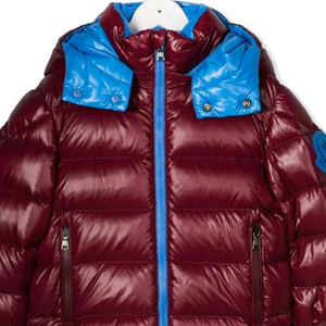Veste d'hiver de haute qualité pour filles, courtepointe marron avec logo personnalisé, fermeture à glissière en polyester imperméable de grande taille - Product Image 2
