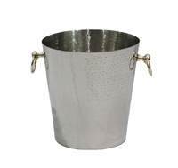 Seau à champagne moderne et élégant de style champêtre, en métal, avec accessoires de bar pour le stockage du vin, vente chaude de qualité supérieure