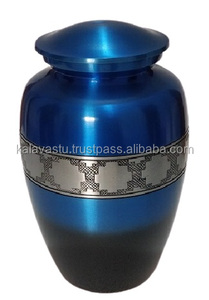 Urnas de Metal con acabado antiguo, urnas para cenizas de adultos, columna de Funeral o urnas de cremación para el hogar - Product Image 3