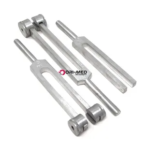 Set 3 Pieces High Grade Stainless Steel Tuning Fork Medical Surgical Chiropractic Physical Diagnostic