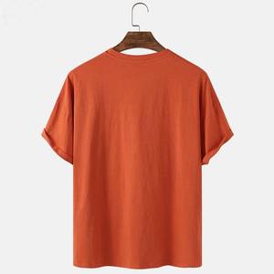 เสื้อยืดออกกำลังกายผู้ชายแบบกำหนดเอง ผ้าฝ้าย 100% เป็นมิตรกับสิ่งแวดล้อม ไซส์พลัส ไม่มีลาย สำหรับการฝึกกล้ามเนื้อ ออกกำลังกาย ฟิตเนส ไซส์ XS-6XL - Product Image 4