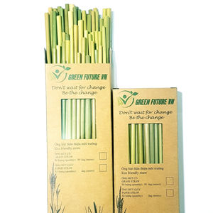 Venta directa de fábrica de Vietnam 100% pajitas de hierba de bambú natural para accesorios de bar - Product Image 1