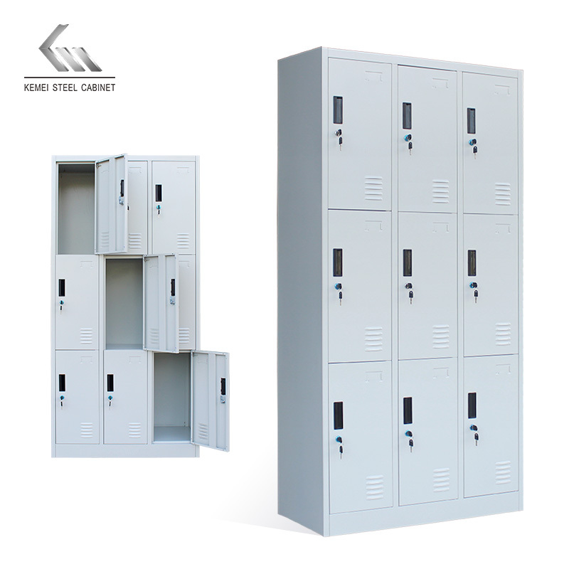 Customized 9 Door Metal Gym School