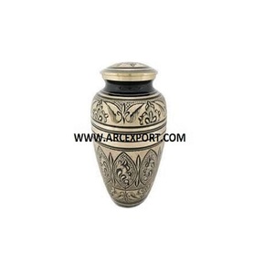 Urnas de Metal azul y negro de diseñador de lujo, urnas y macetas decorativas de Material metálico de primera calidad para suministro de accesorios de cremación - Product Image 4