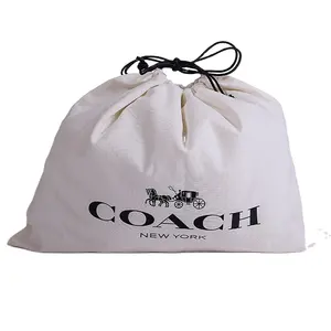 Bolso de compras de lona de algodón reciclado personalizado diseño de patrón de letras - Product Image 1