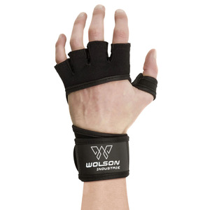 Guantes de levantamiento de pesas acolchados de neopreno para hombres y mujeres sesiones de gimnasio ciclismo seguimiento deportes con protección completa de La Palma muñequera - Product Image 2