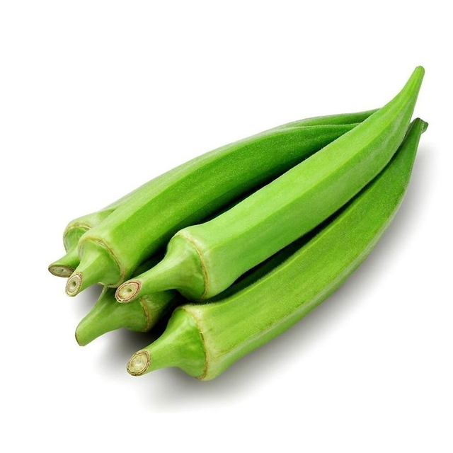 Okra-verduras frescas para mujer, dedo orgánico, productos naturales, estilo fresco, tipo de origen de peso