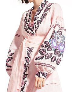 Kimono largo de rayón con tinte anudado para mujer, Kimono Sexy bohemio para playa y vacaciones de verano, 2021 - Product Image 2